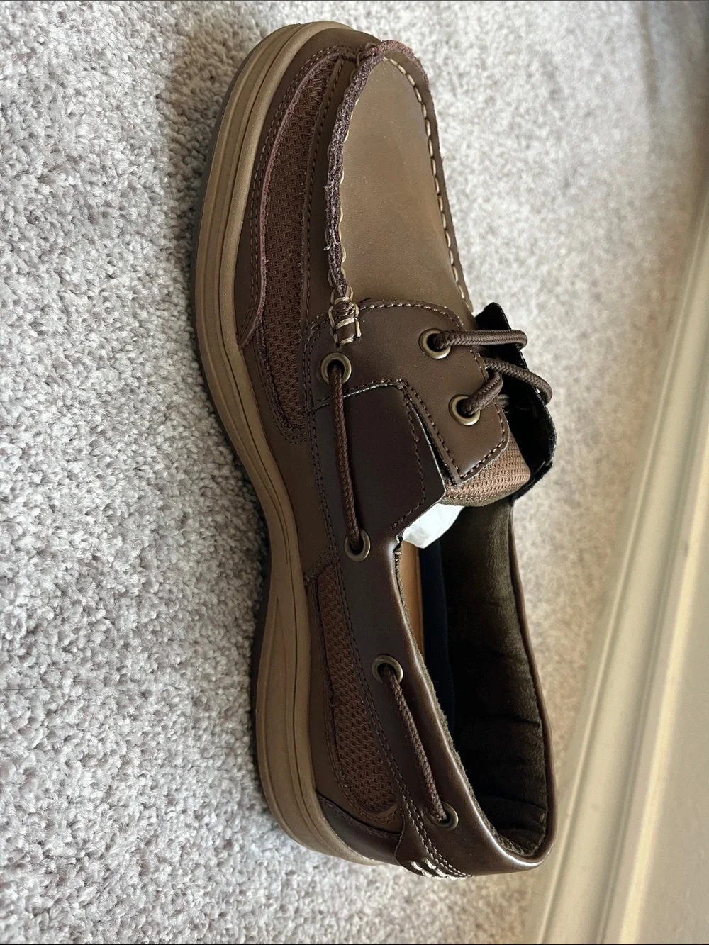 Magellan Men's Brown Casual Boat Shoes size 10D
